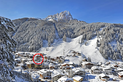 Die Villa Evelin im Winter